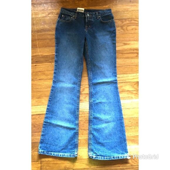 New Ralph Lauren Hipter Flare Denim Jeans Blue 3/4 - Picture 1 of 9